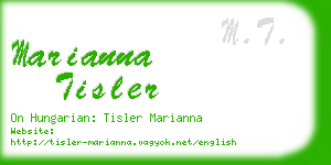 marianna tisler business card